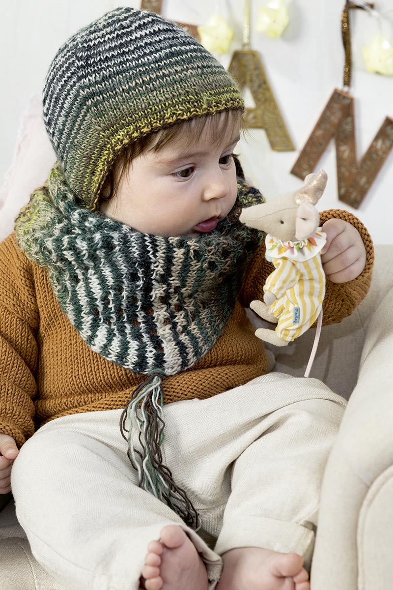 Strickset Dreiecktuch Aus Mille Colori Baby Von Lang Yarns 2 Strickset Dreiecktuch Aus Mille Colori Baby Von Lang Yarns – Bild 2