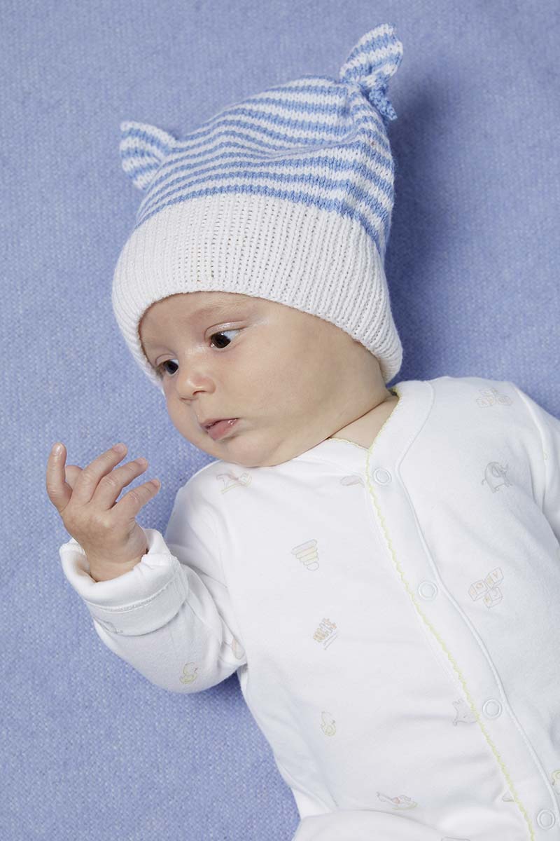 Strickset Mütze Aus Merino 200 Bebe Von Lang Yarns 3 Strickset Mütze Aus Merino 200 Bebe Von Lang Yarns – Bild 3