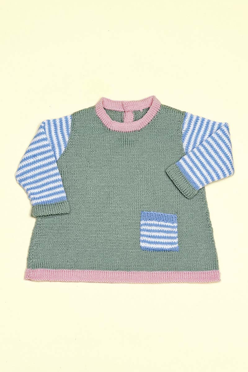 Strickset Kleid Aus Merino 200 Bebe Von Lang Yarns 2 Strickset Kleid Aus Merino 200 Bebe Von Lang Yarns – Bild 2