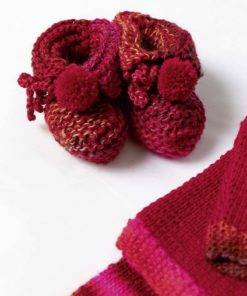 Strickset Schühchen aus Merino 200 Bebe von Lang Yarns