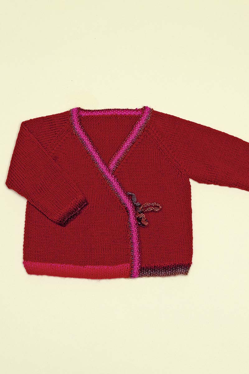 Strickset Wickeljacke Aus Merino 200 Bebe Von Lang Yarns 3 Strickset Wickeljacke Aus Merino 200 Bebe Von Lang Yarns – Bild 3