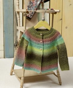Strickset Jacke aus Baby Cotton Color von Lang Yarns