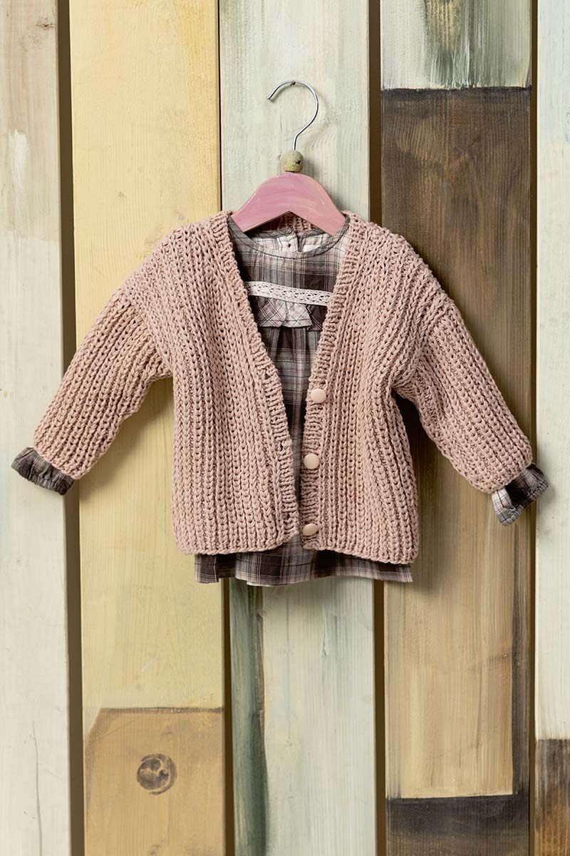 Strickset Jacke Aus Baby Cotton Von Lang Yarns 1 Strickset Jacke Aus Baby Cotton Von Lang Yarns