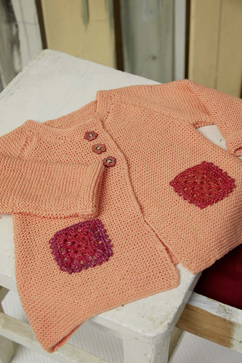 Strickset Jacke Aus Baby Cotton Von Lang Yarns 4 Strickset Jacke Aus Baby Cotton Von Lang Yarns – Bild 4