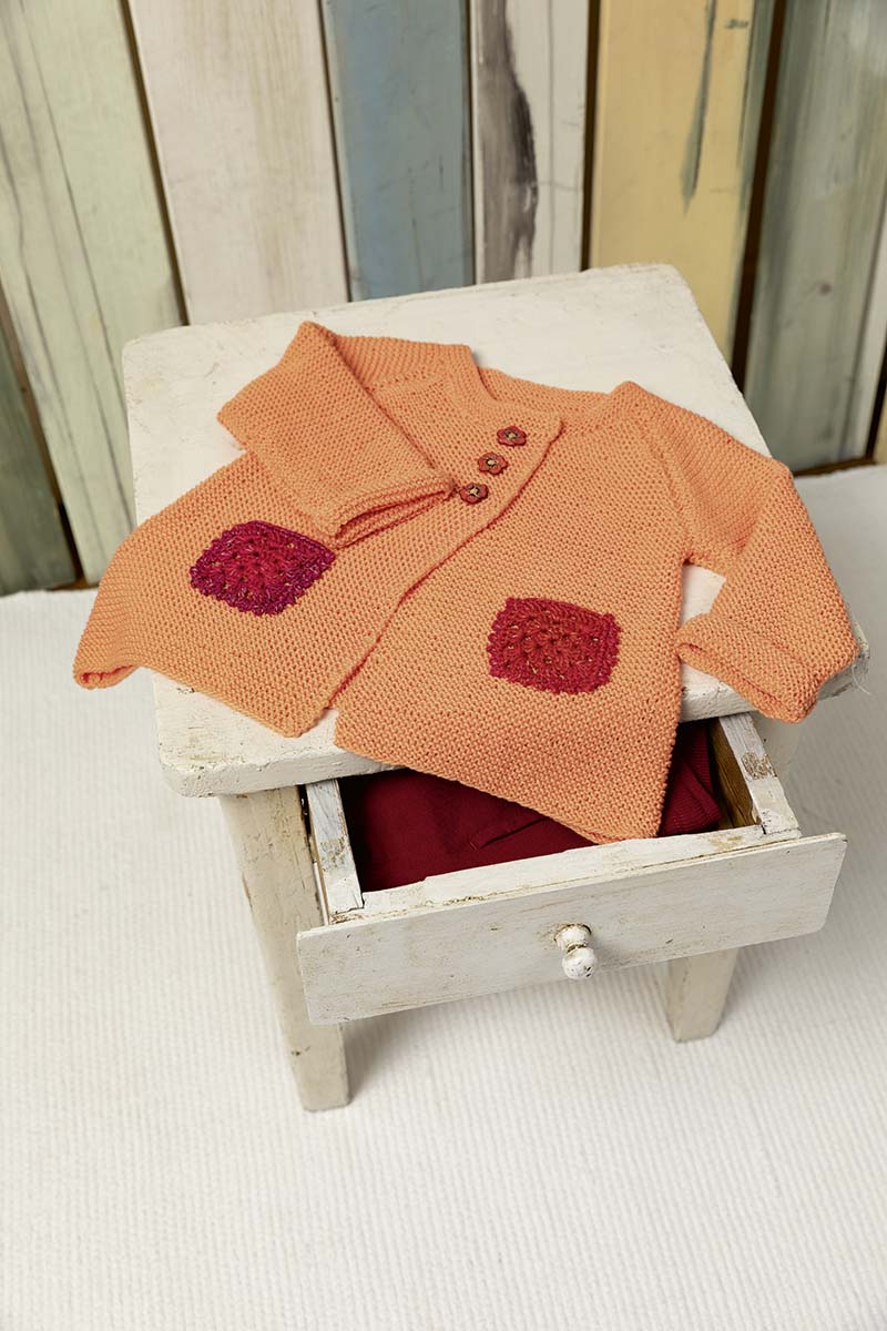 Strickset Jacke Aus Baby Cotton Von Lang Yarns 1 Strickset Jacke Aus Baby Cotton Von Lang Yarns