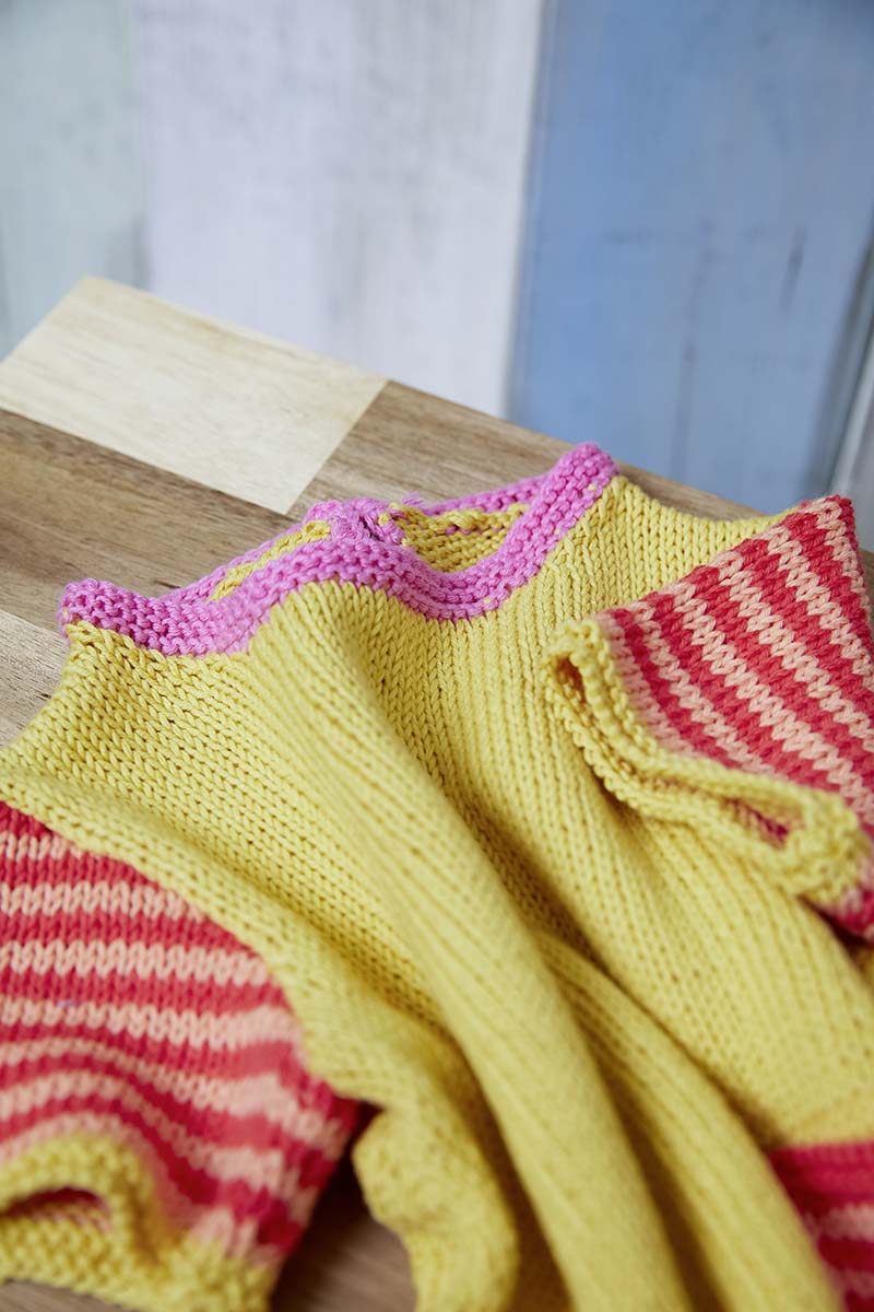 Strickset Kleid Aus Baby Cotton Von Lang Yarns 4 Strickset Kleid Aus Baby Cotton Von Lang Yarns – Bild 4