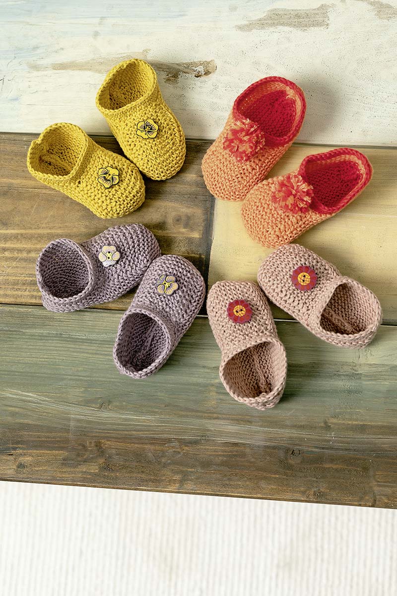 Strickset Schühchen Aus Baby Cotton Von Lang Yarns 1 Strickset Schühchen Aus Baby Cotton Von Lang Yarns
