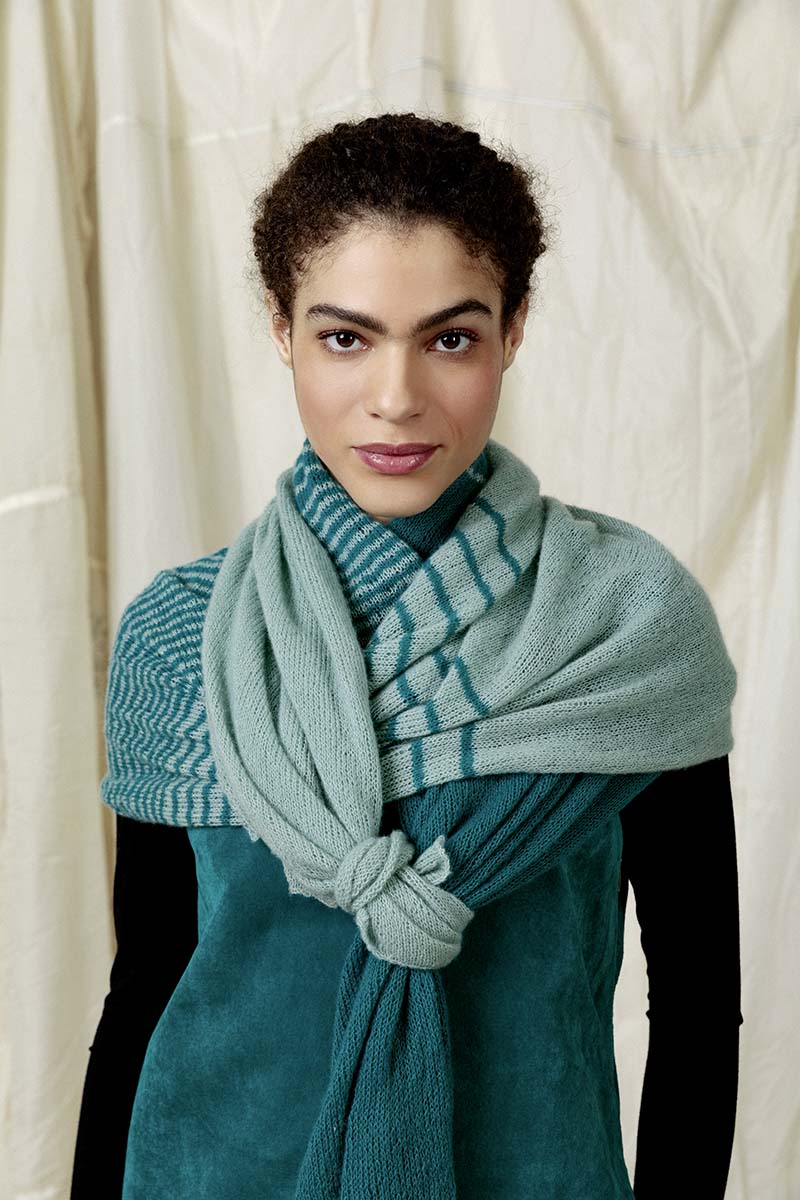 Strickset Schal Aus Cashmere Dreams Von Lang Yarns 2 Strickset Schal Aus Cashmere Dreams Von Lang Yarns – Bild 2