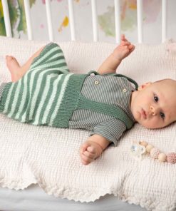 Strickset Kurze Trägerhose Aus Baby Cotton Von Lang Yarns 3 Strickset Kurze Trägerhose Aus Baby Cotton Von Lang Yarns – Bild 2