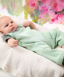Strickset Latzhose Aus Baby Cotton Von Lang Yarns 3 Strickset Latzhose Aus Baby Cotton Von Lang Yarns – Bild 2