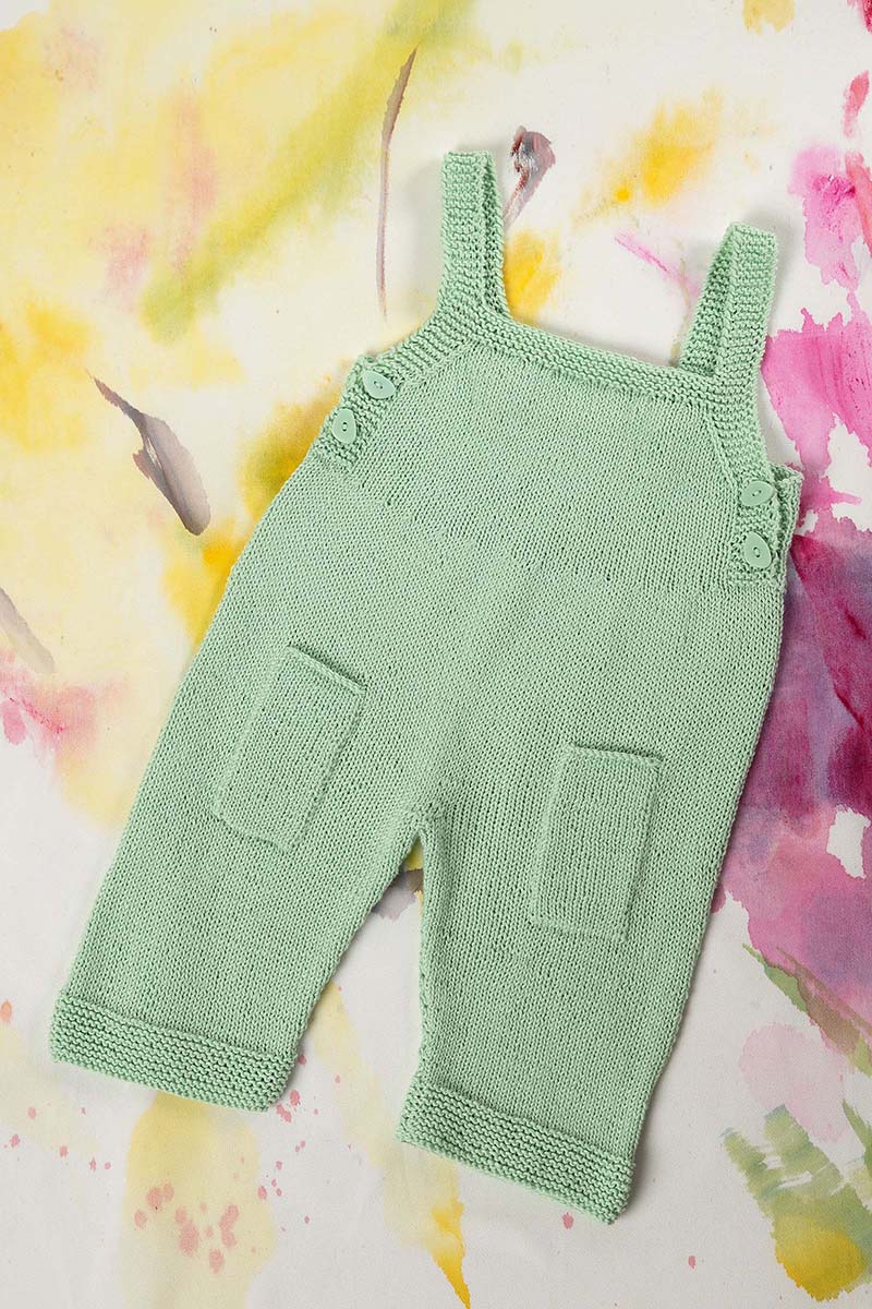 Strickset Latzhose Aus Baby Cotton Von Lang Yarns 1 Strickset Latzhose Aus Baby Cotton Von Lang Yarns