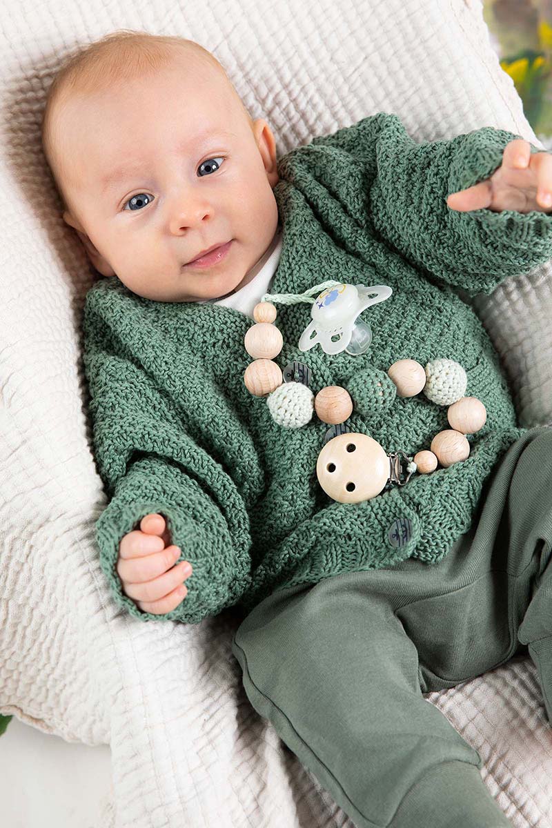 Strickset Jacke Aus Baby Cotton Von Lang Yarns 2 Strickset Jacke Aus Baby Cotton Von Lang Yarns – Bild 2