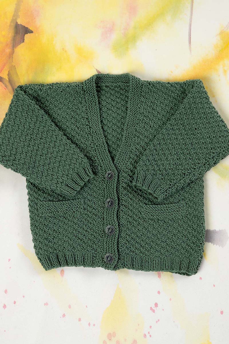 Strickset Jacke Aus Baby Cotton Von Lang Yarns 1 Strickset Jacke Aus Baby Cotton Von Lang Yarns