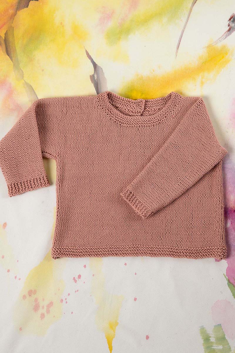 Strickset Pullover Aus Baby Cotton Von Lang Yarns 1 Strickset Pullover Aus Baby Cotton Von Lang Yarns