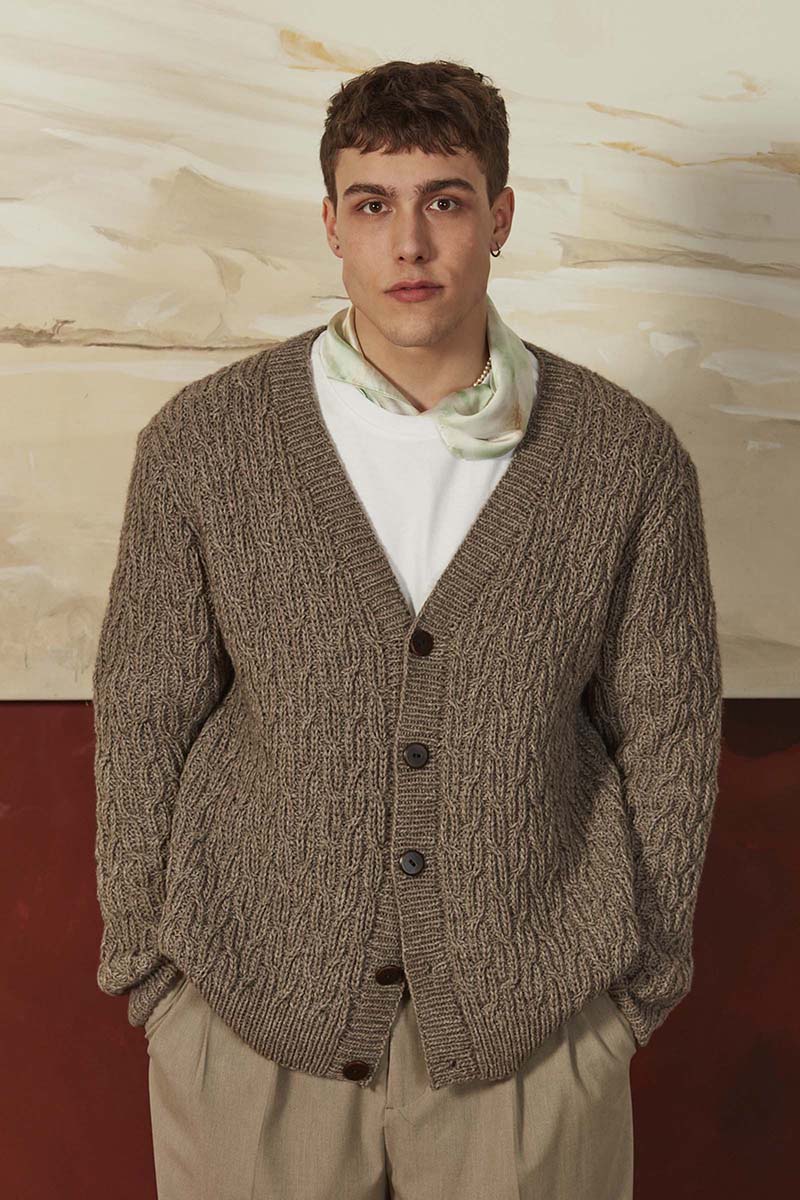 Strickset Herrenjacke Aus Yak Von Lang Yarns 4 Strickset Herrenjacke Aus Yak Von Lang Yarns – Bild 4