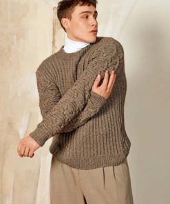 Strickset Herrenpullover Aus Yak Von Lang Yarns 7 Strickset Herrenpullover Aus Yak Von Lang Yarns – Bild 3