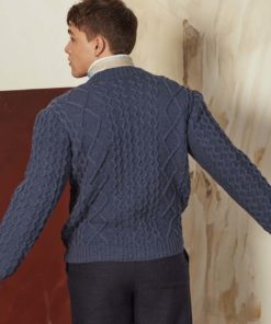 Strickset Herrenpullover Aus Merino 150 Von Lang Yarns 9 Strickset Herrenpullover Aus Merino 150 Von Lang Yarns – Bild 5