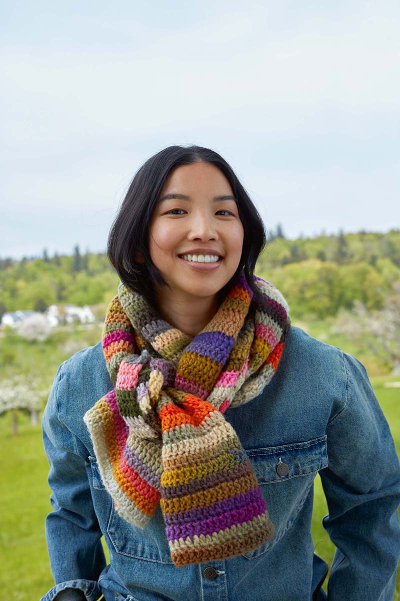 Strickset Schal Aus Cloud Von Lang Yarns 2 Strickset Schal Aus Cloud Von Lang Yarns – Bild 2