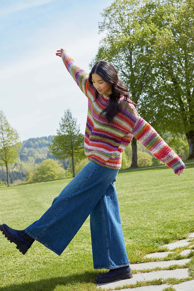 Strickset Pullover Aus Cloud Von Lang Yarns 1 Strickset Pullover Aus Cloud Von Lang Yarns