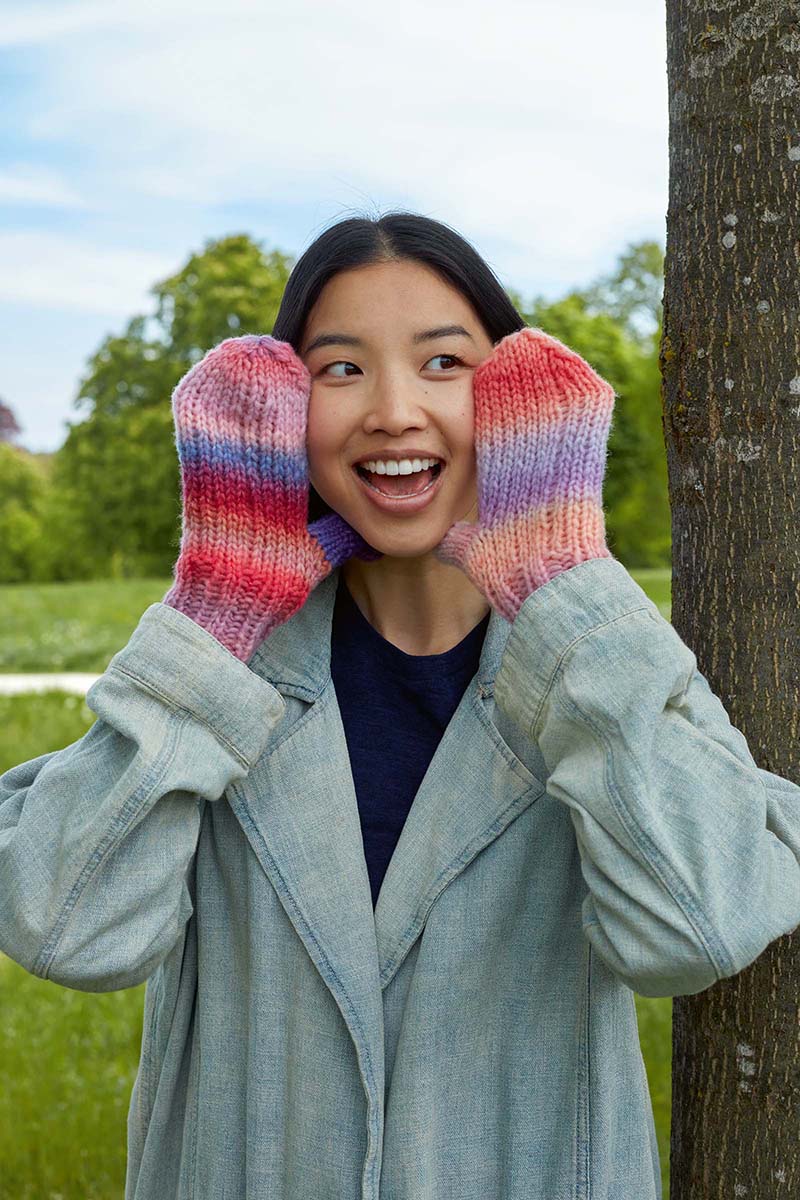 Strickset Fäustlinge Aus Cloud Von Lang Yarns 1 Strickset Fäustlinge Aus Cloud Von Lang Yarns