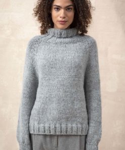 Strickset Pullover Top Down Aus Suri Alpaca Und Carpe Diem Von Lang Yarns 6 Strickset Pullover Top Down Aus Suri Alpaca Und Carpe Diem Von Lang Yarns – Bild 3