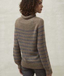 Strickset Pullover Mit Streifen Top Down Aus Lace Von Lang Yarns 6 Strickset Pullover Mit Streifen Top Down Aus Lace Von Lang Yarns – Bild 3