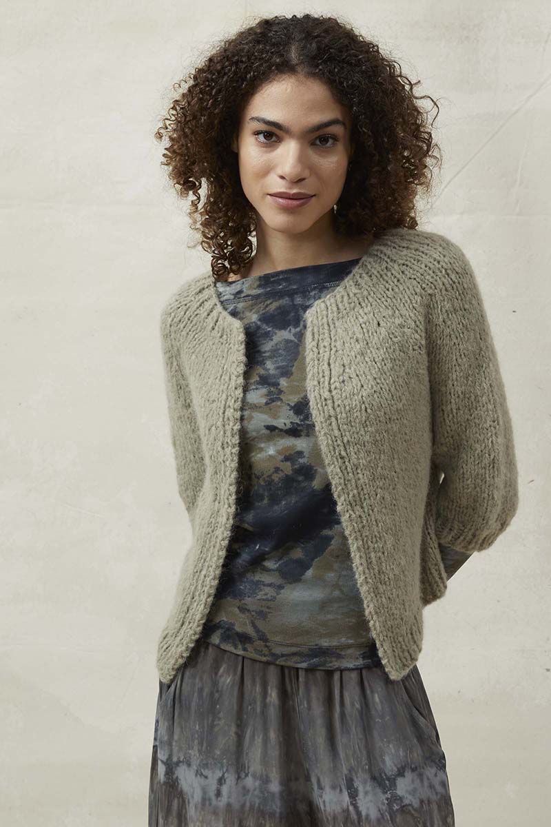 Strickset Jacke Top Down Aus Suri Alpaca Von Lang Yarns 4 Strickset Jacke Top Down Aus Suri Alpaca Von Lang Yarns – Bild 4