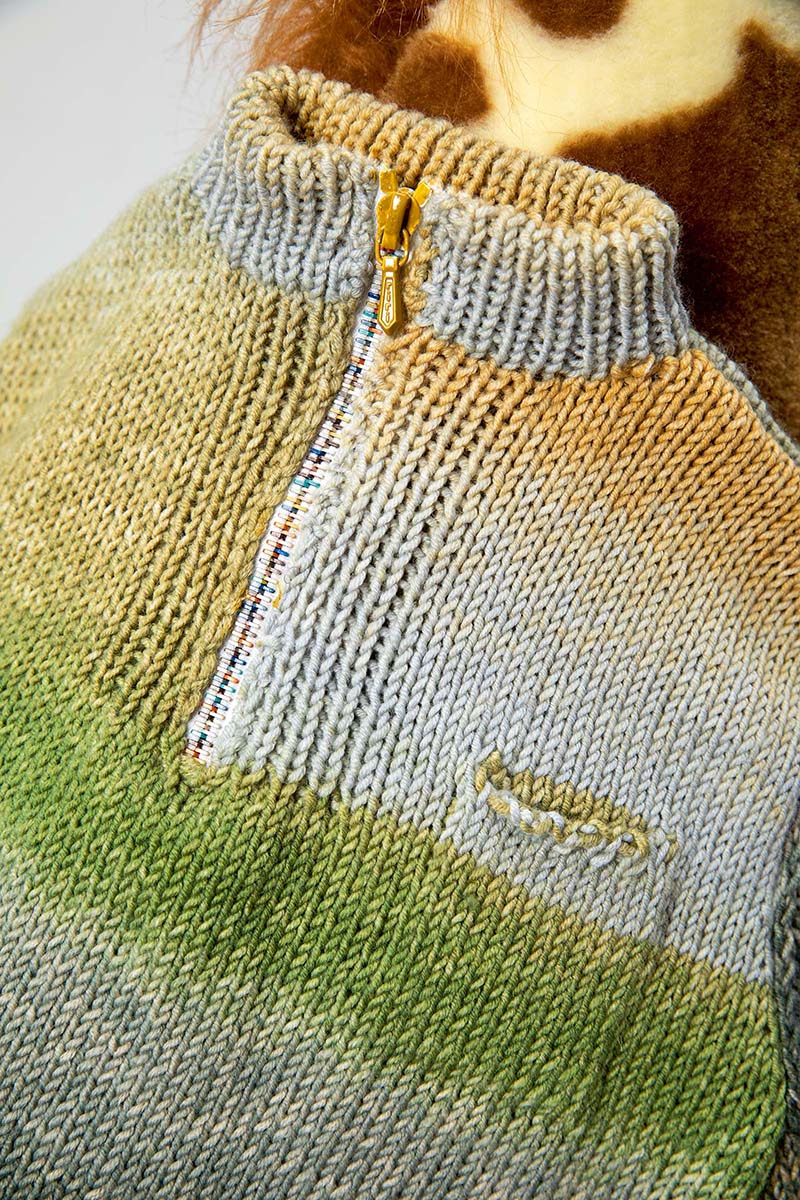 Strickset Polopullover Aus Merino 120 Dégradé Von Lang Yarns 4 Strickset Polopullover Aus Merino 120 Dégradé Von Lang Yarns – Bild 4