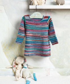 Strickset Kleidchen Aus Merino 200 Bebe Color Von Lang Yarns 5 Strickset Kleidchen Aus Merino 200 Bebe Color Von Lang Yarns – Bild 3