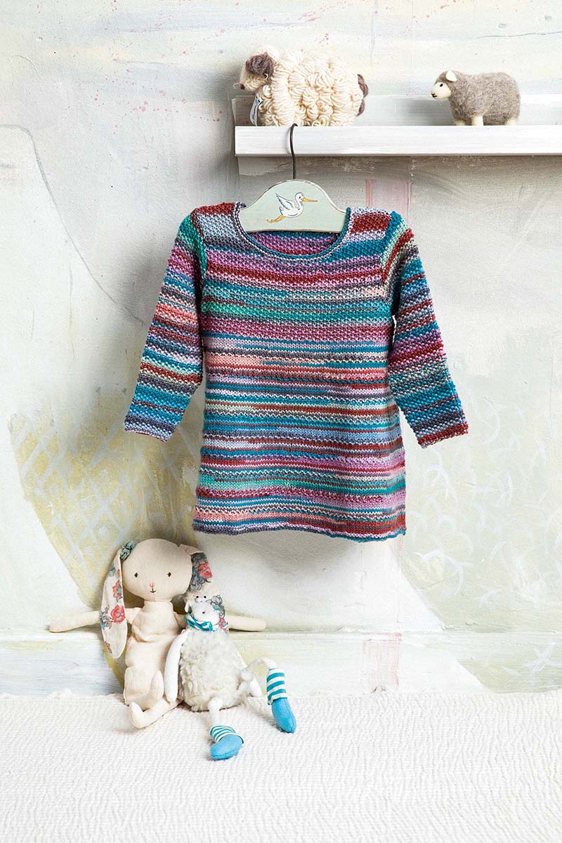 Strickset Kleidchen Aus Merino 200 Bebe Color Von Lang Yarns 3 Strickset Kleidchen Aus Merino 200 Bebe Color Von Lang Yarns – Bild 3