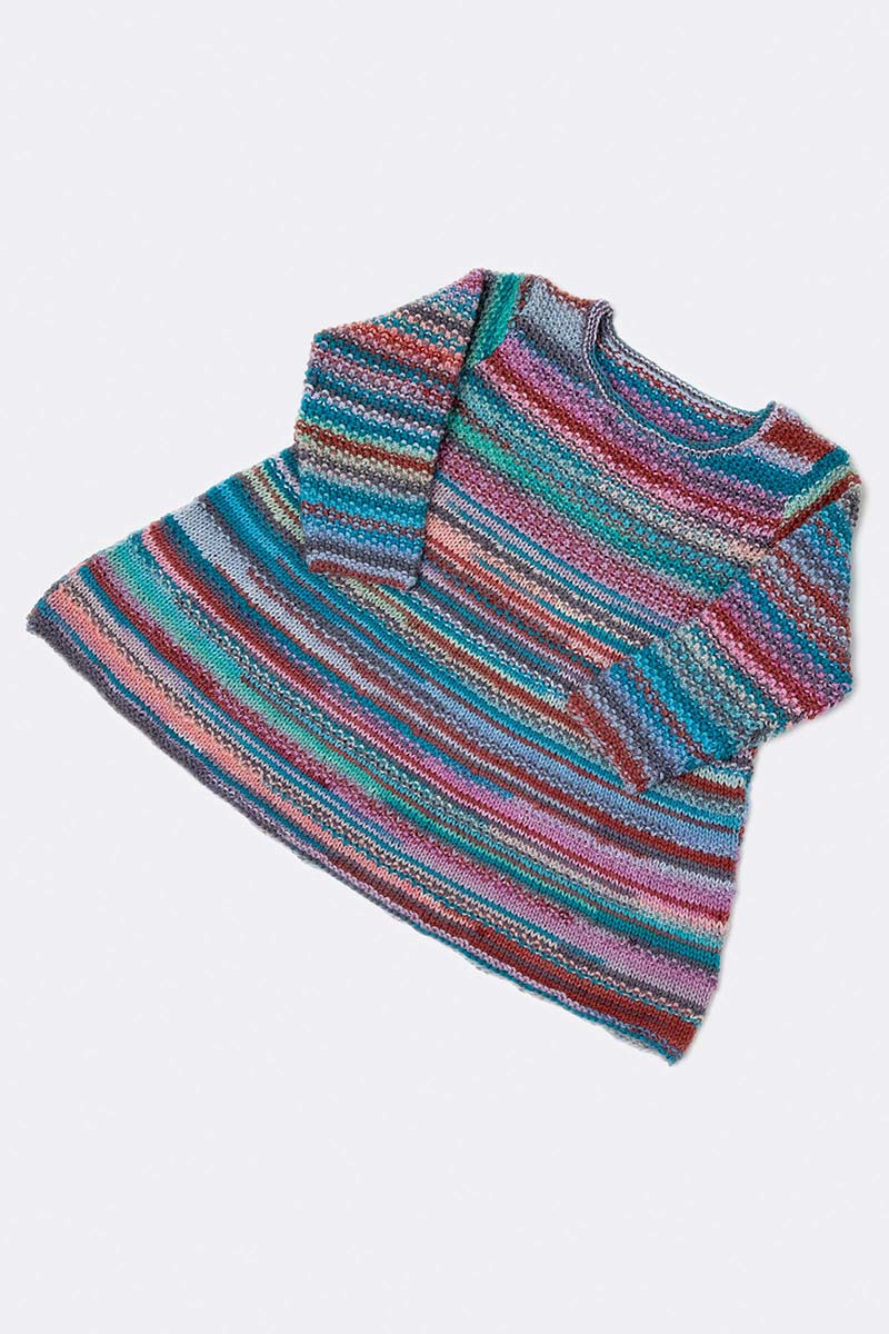 Strickset Kleidchen Aus Merino 200 Bebe Color Von Lang Yarns 1 Strickset Kleidchen Aus Merino 200 Bebe Color Von Lang Yarns