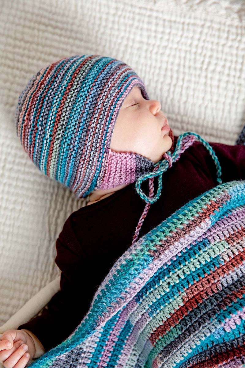 Strickset Mütze Aus Merino 200 Bebe Color Von Lang Yarns 2 Strickset Mütze Aus Merino 200 Bebe Color Von Lang Yarns – Bild 2