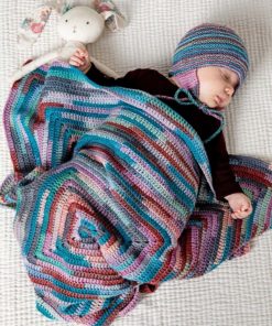 Strickset Decke Aus Merino 200 Bebe Color Von Lang Yarns 3 Strickset Decke Aus Merino 200 Bebe Color Von Lang Yarns – Bild 2