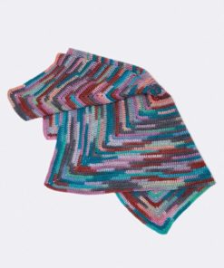 Strickset Decke aus Merino 200 Bebe Color von Lang Yarns