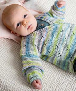 Strickset Wickeljacke Aus Merino 200 Bebe Color Von Lang Yarns 3 Strickset Wickeljacke Aus Merino 200 Bebe Color Von Lang Yarns – Bild 2