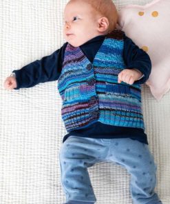 Strickset Weste Aus Merino 200 Bebe Color Von Lang Yarns 4 Strickset Weste Aus Merino 200 Bebe Color Von Lang Yarns – Bild 2