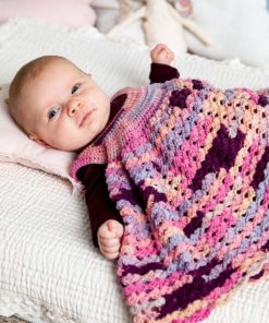 Strickset Häkelkleidchen Aus Merino 200 Bebe Color Von Lang Yarns 5 Strickset Häkelkleidchen Aus Merino 200 Bebe Color Von Lang Yarns – Bild 3