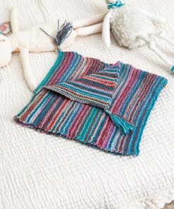 Strickset Poncho Aus Merino 200 Bebe Color Von Lang Yarns 3 Strickset Poncho Aus Merino 200 Bebe Color Von Lang Yarns – Bild 2