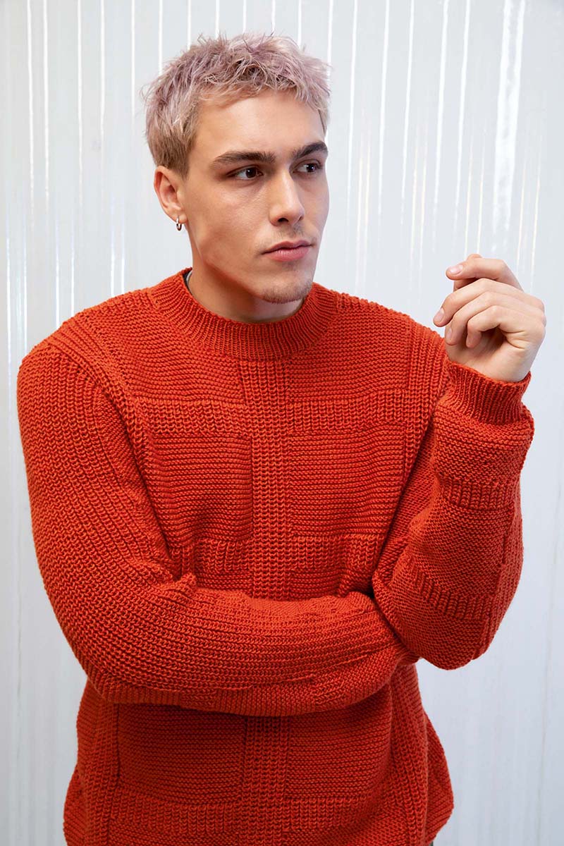 Strickset Herrenpullover Aus Merino 120 Von Lang Yarns 2 Strickset Herrenpullover Aus Merino 120 Von Lang Yarns – Bild 2