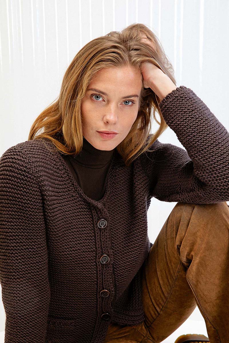 Strickset Jacke Aus Merino 70 Von Lang Yarns 2 Strickset Jacke Aus Merino 70 Von Lang Yarns – Bild 2