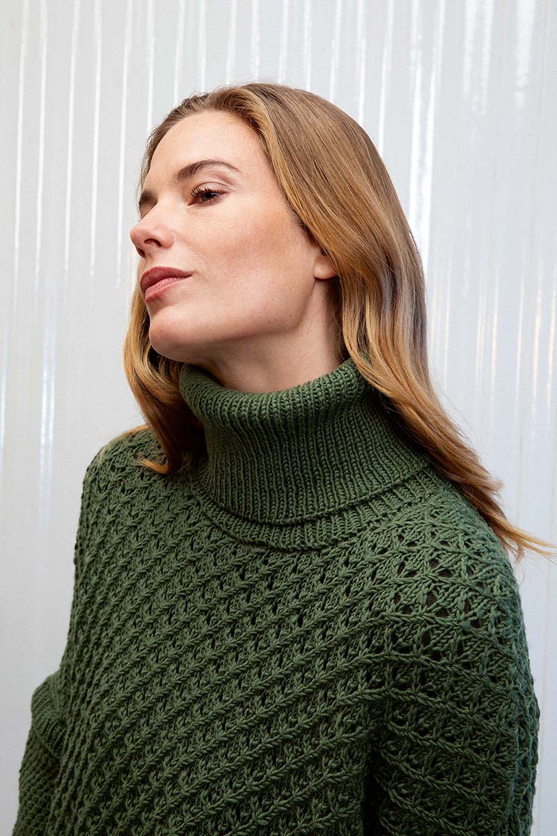 Strickset Rollkragenpullover Aus Merino 120 Von Lang Yarns 2 Strickset Rollkragenpullover Aus Merino 120 Von Lang Yarns – Bild 2