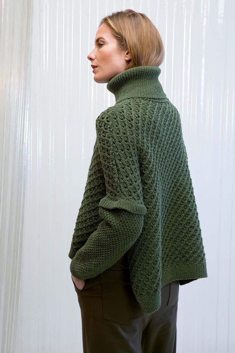 Strickset Rollkragenpullover Aus Merino 120 Von Lang Yarns 1 Strickset Rollkragenpullover Aus Merino 120 Von Lang Yarns