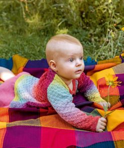 Strickset Jacke Aus Baby Cotton Color Von Lang Yarns 4 Strickset Jacke Aus Baby Cotton Color Von Lang Yarns – Bild 2