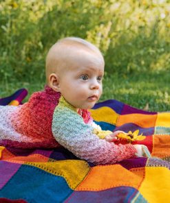 Strickset Jacke Aus Baby Cotton Color Von Lang Yarns 5 Strickset Jacke Aus Baby Cotton Color Von Lang Yarns – Bild 3