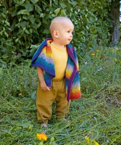 Strickset Decke Aus Baby Cotton Color Von Lang Yarns 5 Strickset Decke Aus Baby Cotton Color Von Lang Yarns – Bild 3
