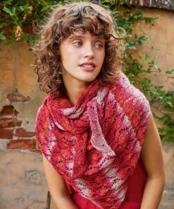 Strickset Dreiecktuch Aus Linello Von Lang Yarns 6 Strickset Dreiecktuch Aus Linello Von Lang Yarns – Bild 3