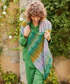 Strickset Schultertuch aus Linello von Lang Yarns
