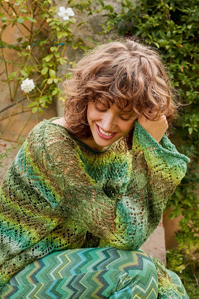 Strickset Pullover Aus Linello Von Lang Yarns 2 Strickset Pullover Aus Linello Von Lang Yarns – Bild 2