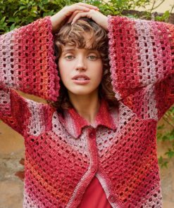 Strickset Jacke Aus Linello Von Lang Yarns 4 Strickset Jacke Aus Linello Von Lang Yarns – Bild 2