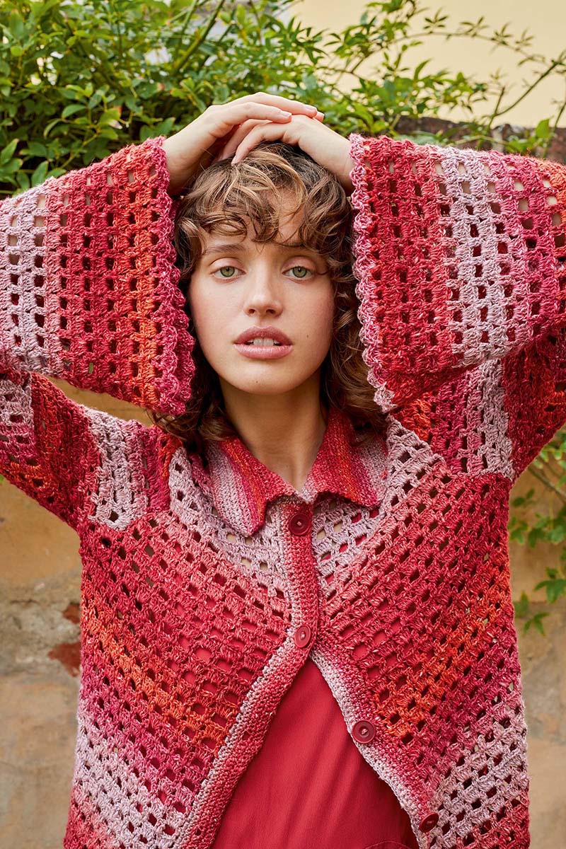 Strickset Jacke Aus Linello Von Lang Yarns 2 Strickset Jacke Aus Linello Von Lang Yarns – Bild 2